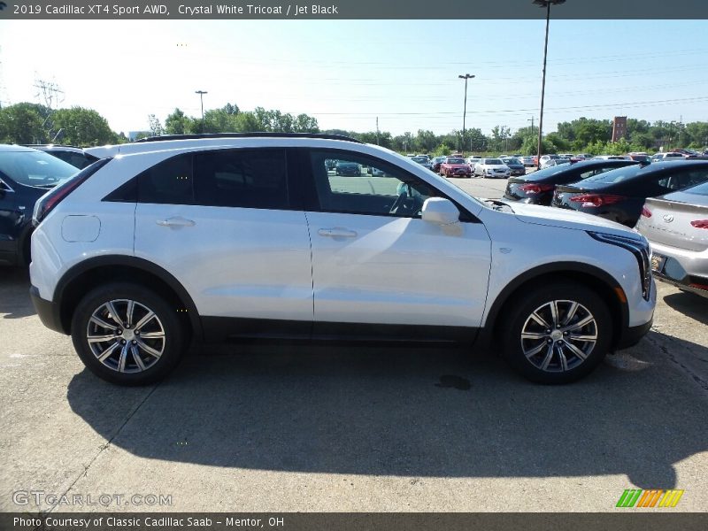 Crystal White Tricoat / Jet Black 2019 Cadillac XT4 Sport AWD