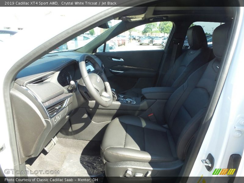 Crystal White Tricoat / Jet Black 2019 Cadillac XT4 Sport AWD