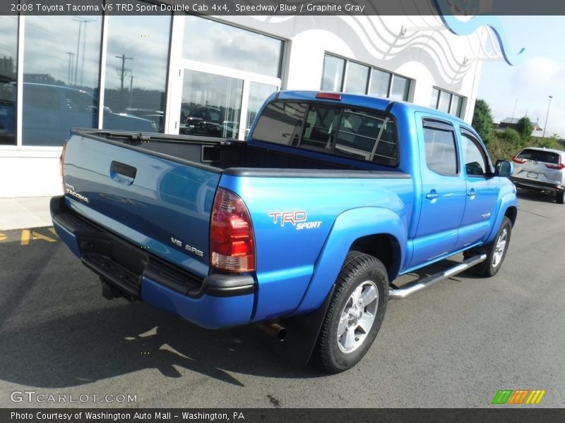 Speedway Blue / Graphite Gray 2008 Toyota Tacoma V6 TRD Sport Double Cab 4x4