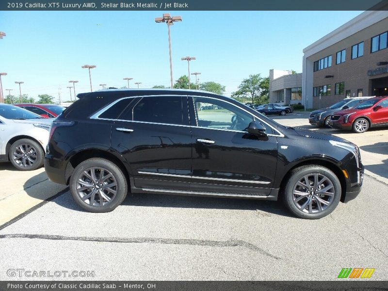 Stellar Black Metallic / Jet Black 2019 Cadillac XT5 Luxury AWD