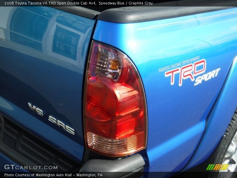 Speedway Blue / Graphite Gray 2008 Toyota Tacoma V6 TRD Sport Double Cab 4x4