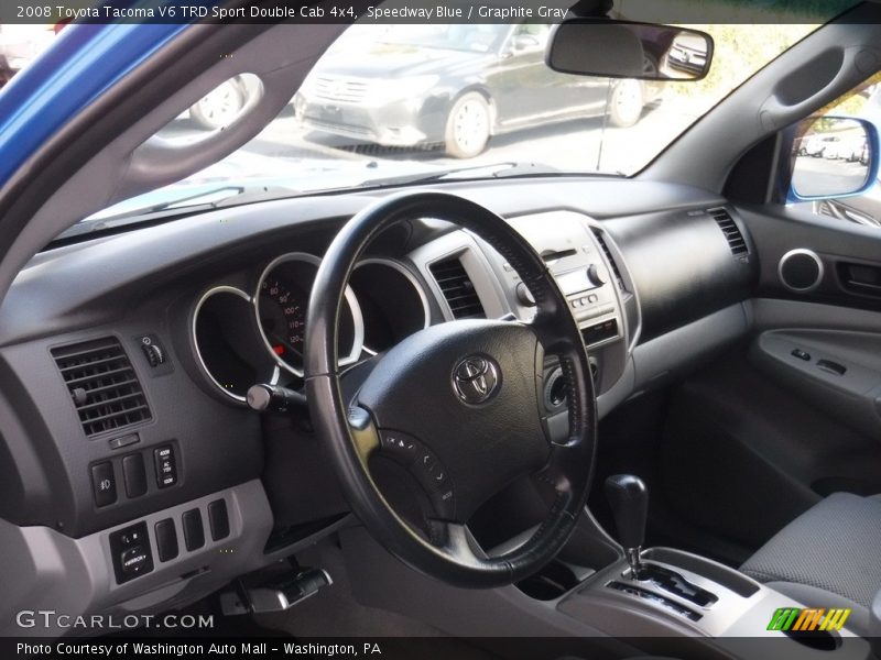 Speedway Blue / Graphite Gray 2008 Toyota Tacoma V6 TRD Sport Double Cab 4x4