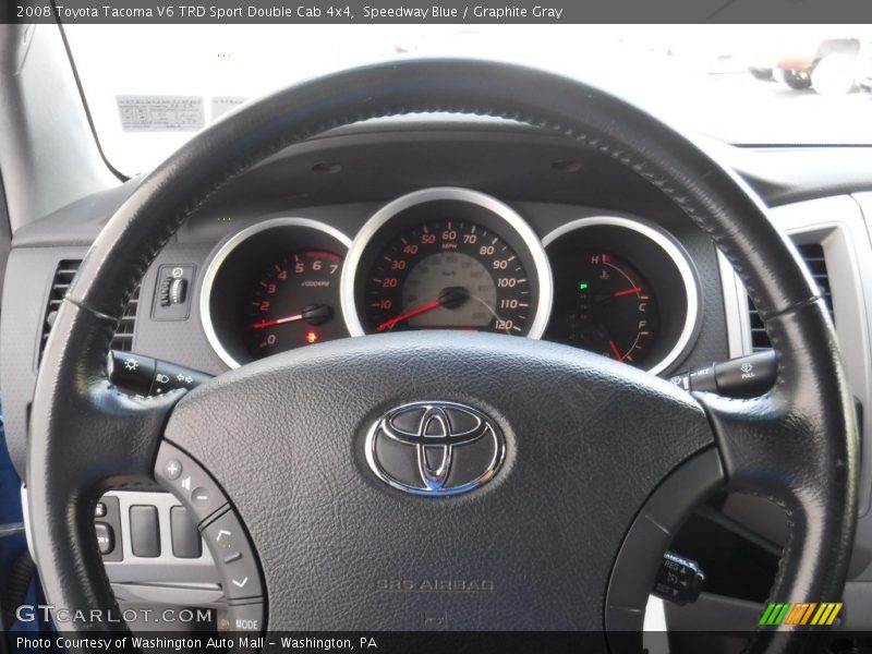 Speedway Blue / Graphite Gray 2008 Toyota Tacoma V6 TRD Sport Double Cab 4x4