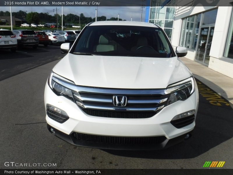 Modern Steel Metallic / Gray 2016 Honda Pilot EX AWD