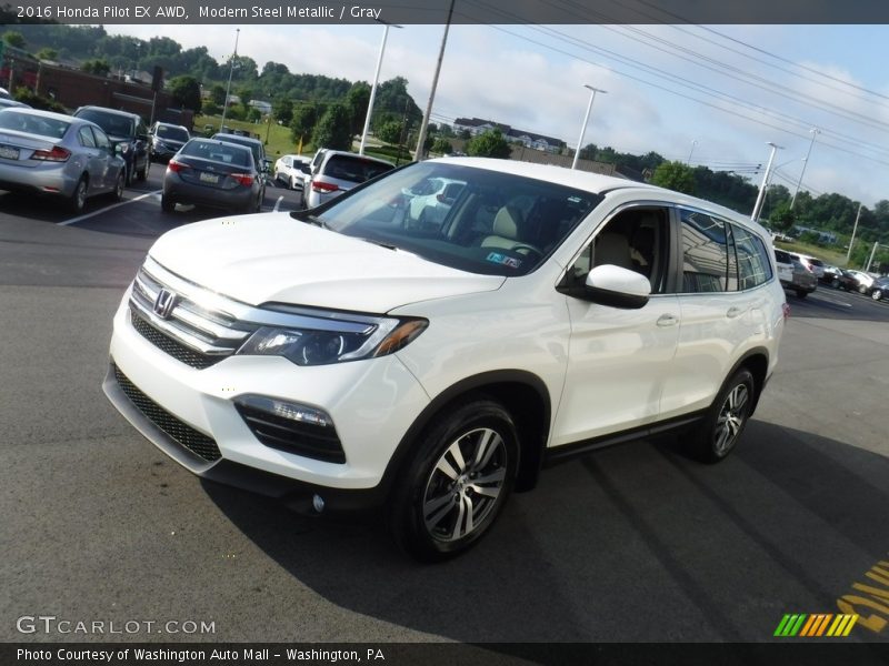 Modern Steel Metallic / Gray 2016 Honda Pilot EX AWD