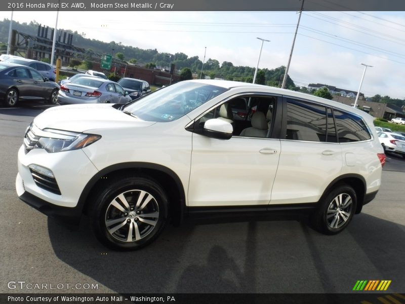 Modern Steel Metallic / Gray 2016 Honda Pilot EX AWD