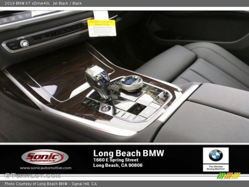 Jet Black / Black 2019 BMW X7 xDrive40i