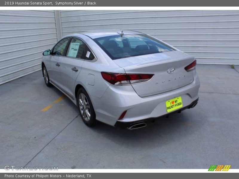 Symphony Silver / Black 2019 Hyundai Sonata Sport