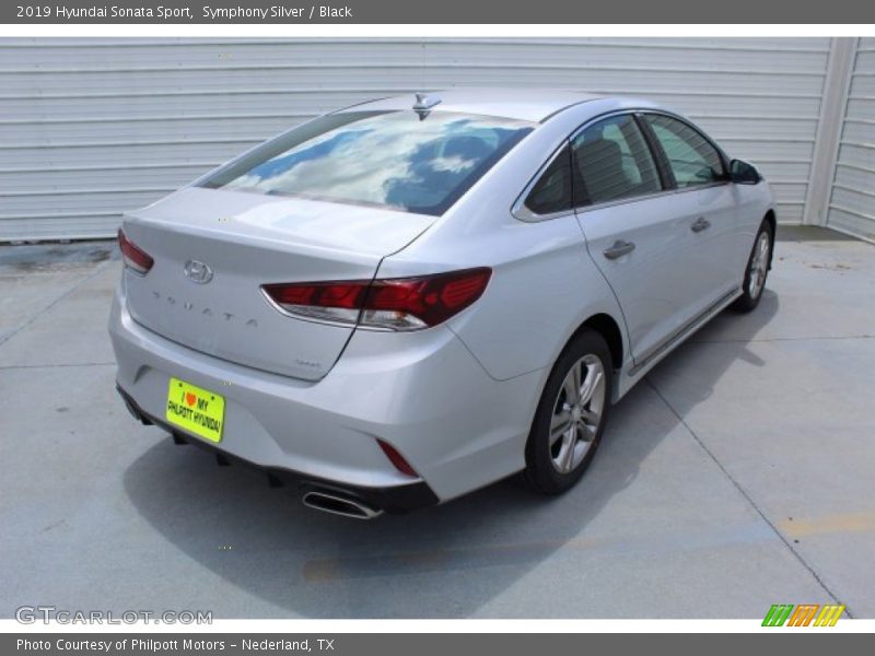 Symphony Silver / Black 2019 Hyundai Sonata Sport