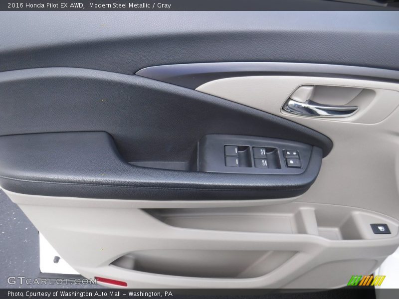 Modern Steel Metallic / Gray 2016 Honda Pilot EX AWD