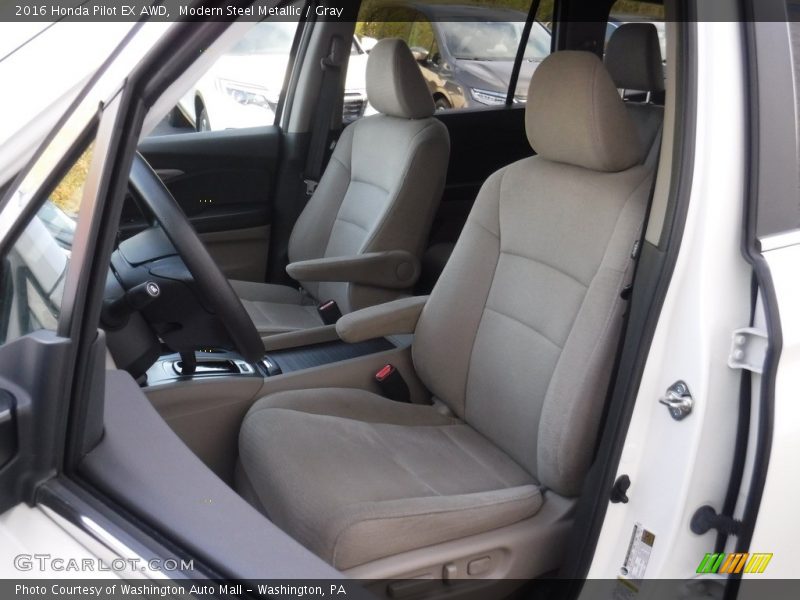 Modern Steel Metallic / Gray 2016 Honda Pilot EX AWD