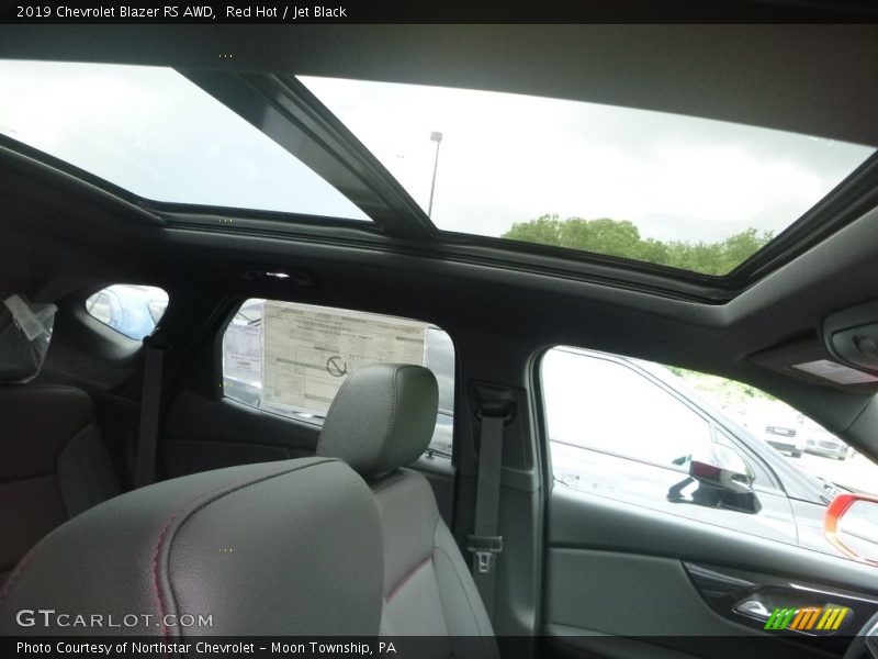 Red Hot / Jet Black 2019 Chevrolet Blazer RS AWD