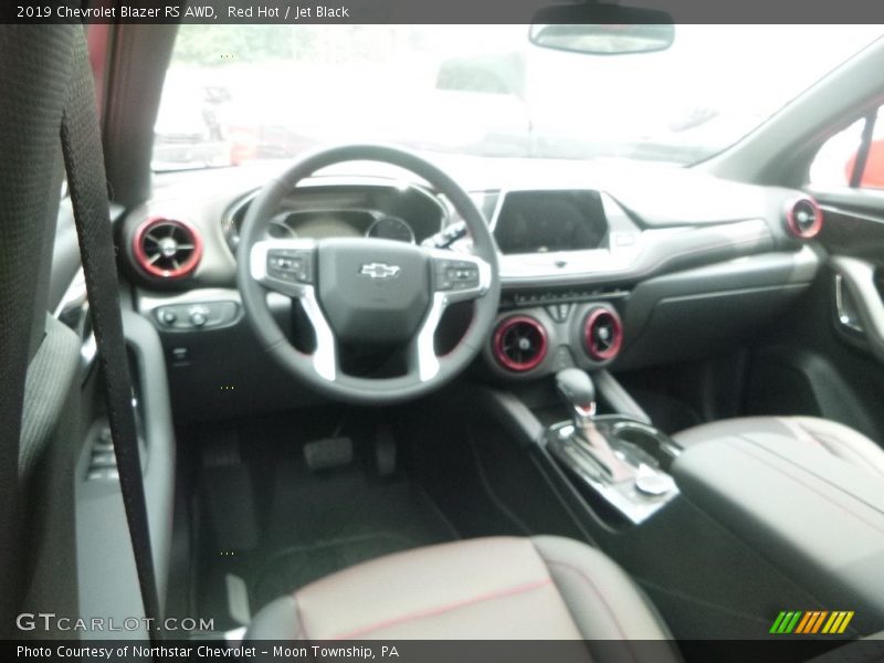Red Hot / Jet Black 2019 Chevrolet Blazer RS AWD
