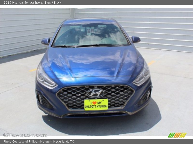 Blue / Black 2019 Hyundai Sonata Sport