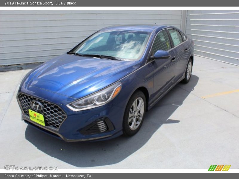 Blue / Black 2019 Hyundai Sonata Sport