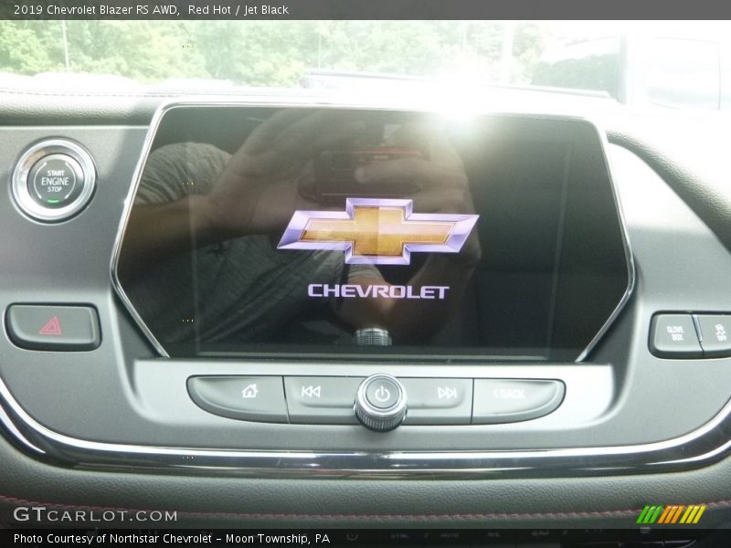Red Hot / Jet Black 2019 Chevrolet Blazer RS AWD
