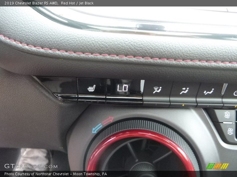 Red Hot / Jet Black 2019 Chevrolet Blazer RS AWD