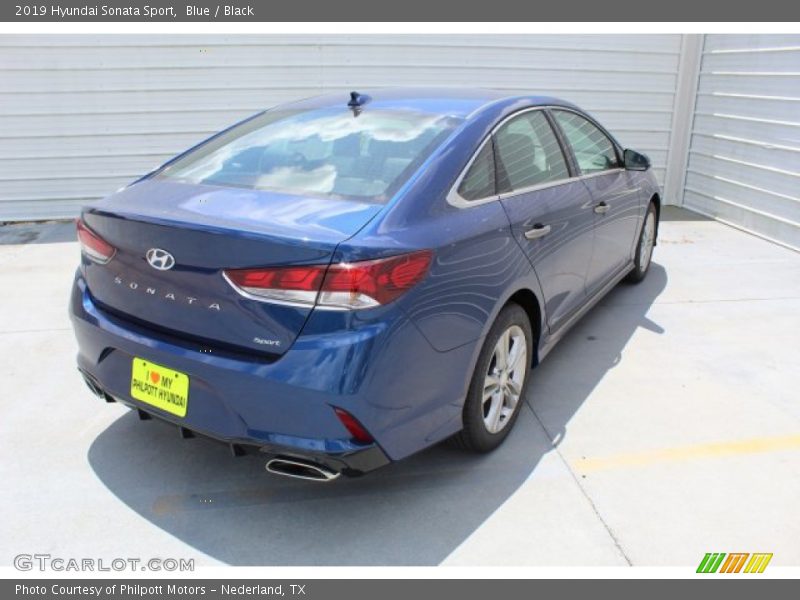 Blue / Black 2019 Hyundai Sonata Sport