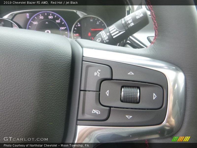Red Hot / Jet Black 2019 Chevrolet Blazer RS AWD