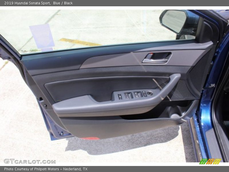 Blue / Black 2019 Hyundai Sonata Sport