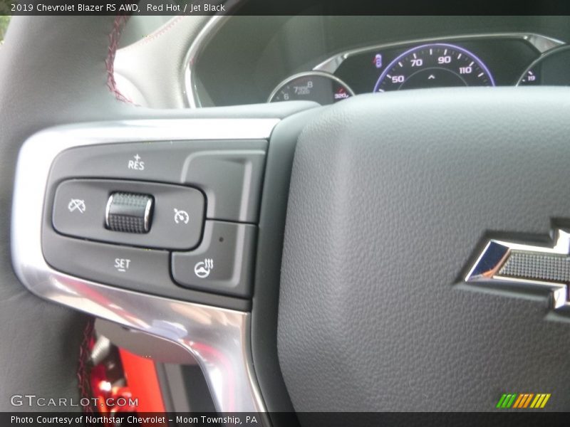 Red Hot / Jet Black 2019 Chevrolet Blazer RS AWD