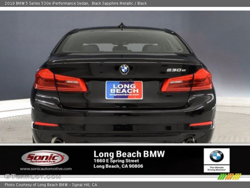Black Sapphire Metallic / Black 2019 BMW 5 Series 530e iPerformance Sedan