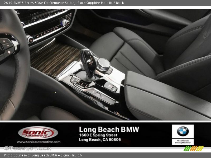 Black Sapphire Metallic / Black 2019 BMW 5 Series 530e iPerformance Sedan