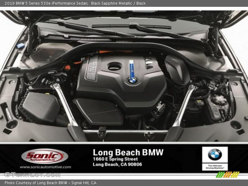 Black Sapphire Metallic / Black 2019 BMW 5 Series 530e iPerformance Sedan