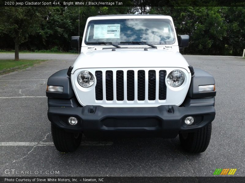 Bright White / Black/Heritage Tan 2020 Jeep Gladiator Sport 4x4