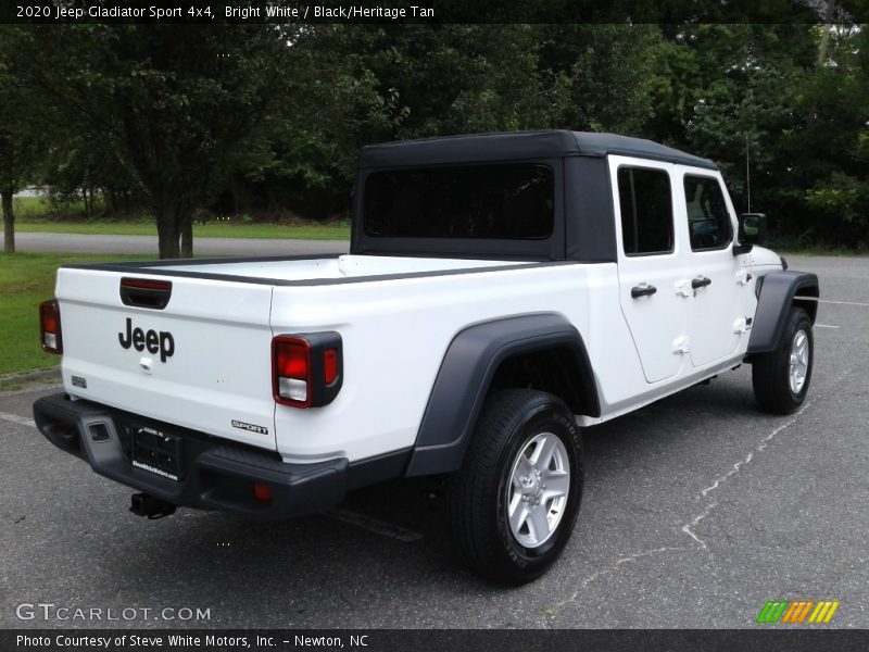 Bright White / Black/Heritage Tan 2020 Jeep Gladiator Sport 4x4