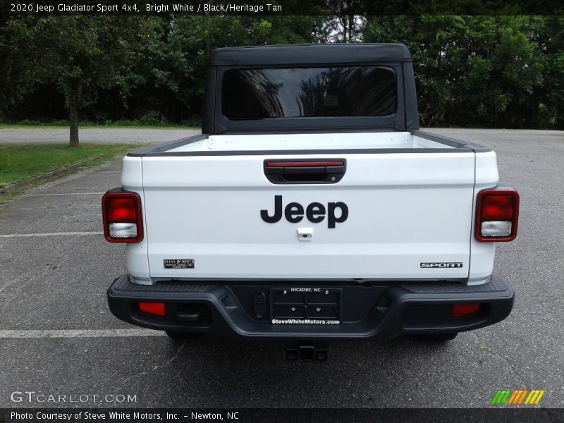 Bright White / Black/Heritage Tan 2020 Jeep Gladiator Sport 4x4