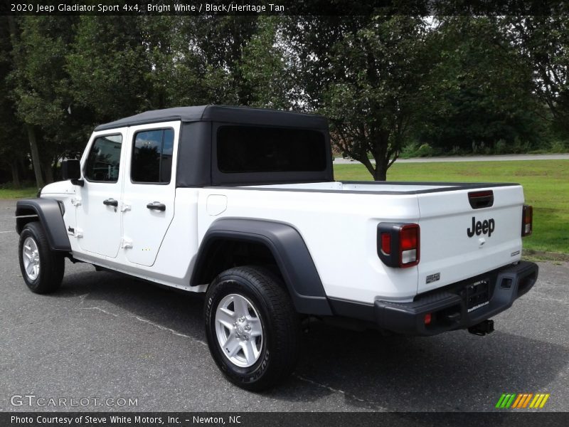 Bright White / Black/Heritage Tan 2020 Jeep Gladiator Sport 4x4