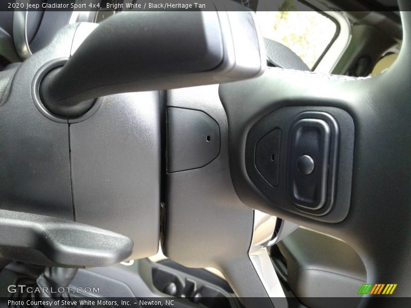 Bright White / Black/Heritage Tan 2020 Jeep Gladiator Sport 4x4