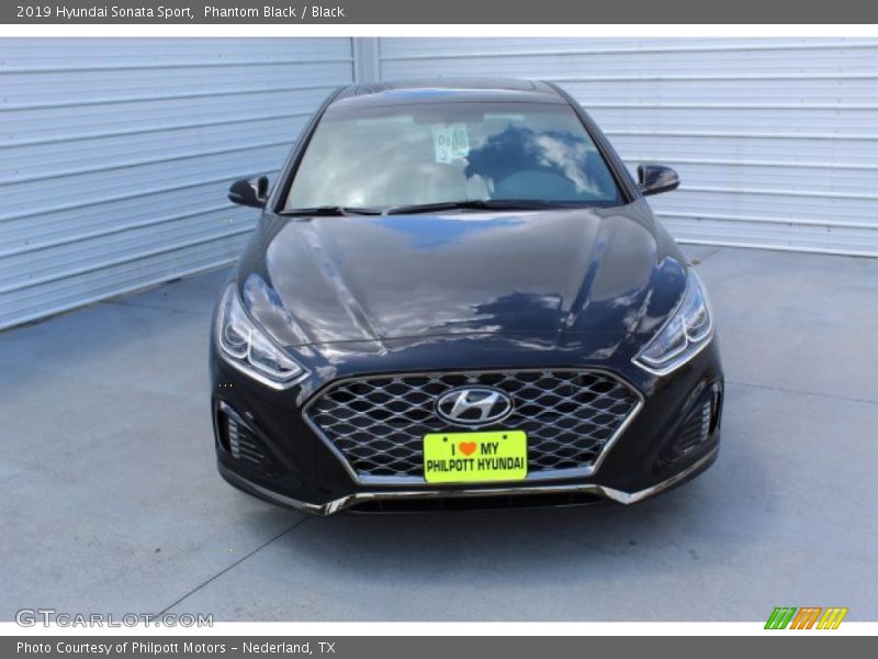 Phantom Black / Black 2019 Hyundai Sonata Sport