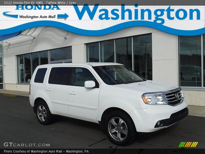 Taffeta White / Gray 2012 Honda Pilot EX 4WD