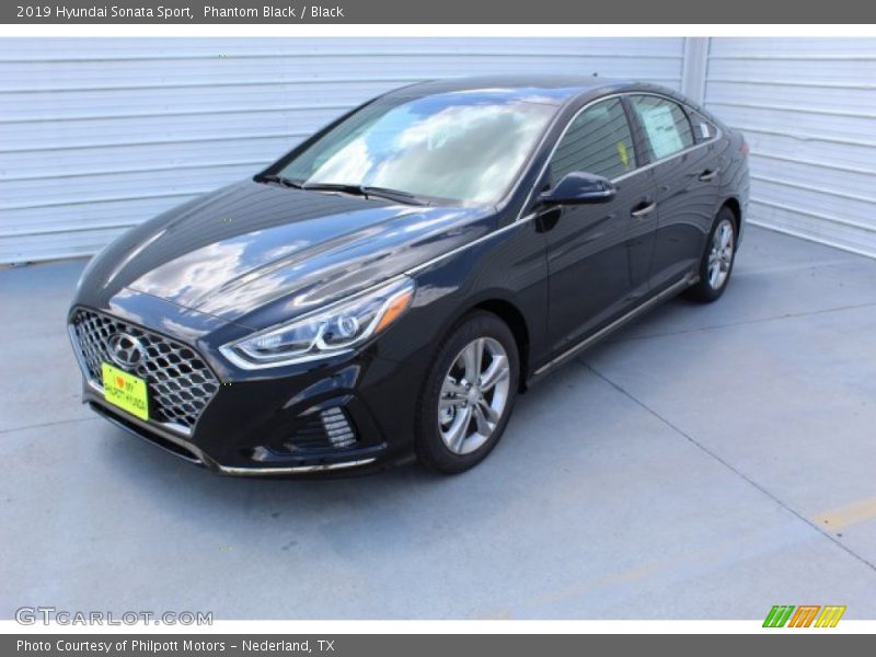 Phantom Black / Black 2019 Hyundai Sonata Sport