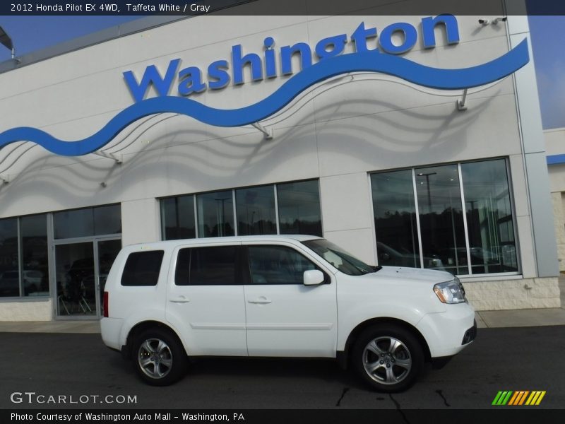 Taffeta White / Gray 2012 Honda Pilot EX 4WD