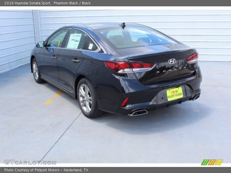 Phantom Black / Black 2019 Hyundai Sonata Sport
