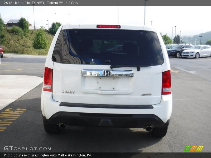 Taffeta White / Gray 2012 Honda Pilot EX 4WD