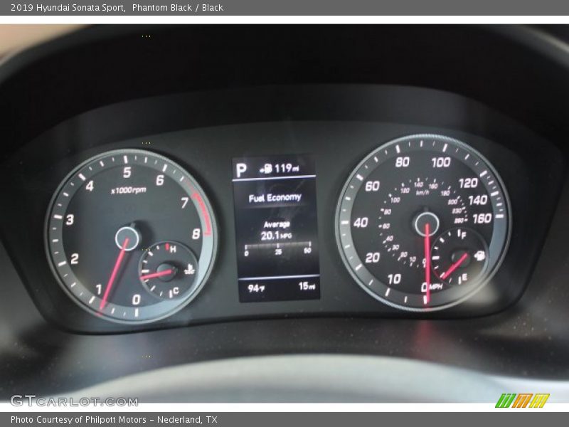 Phantom Black / Black 2019 Hyundai Sonata Sport