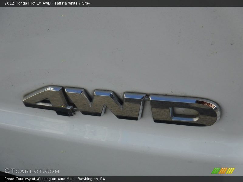 Taffeta White / Gray 2012 Honda Pilot EX 4WD