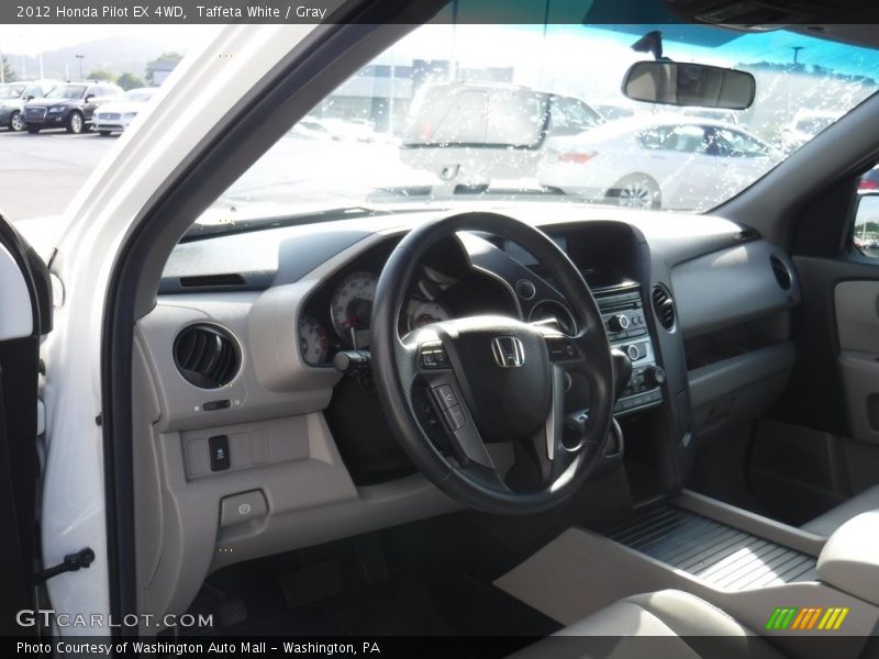 Taffeta White / Gray 2012 Honda Pilot EX 4WD