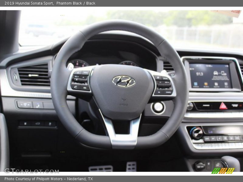 Phantom Black / Black 2019 Hyundai Sonata Sport