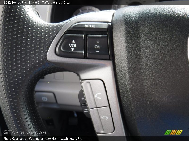 Taffeta White / Gray 2012 Honda Pilot EX 4WD