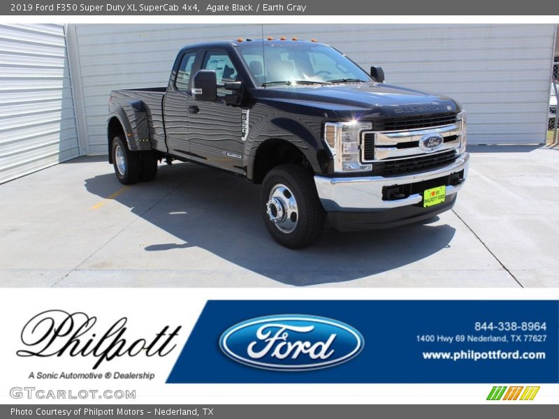Agate Black / Earth Gray 2019 Ford F350 Super Duty XL SuperCab 4x4