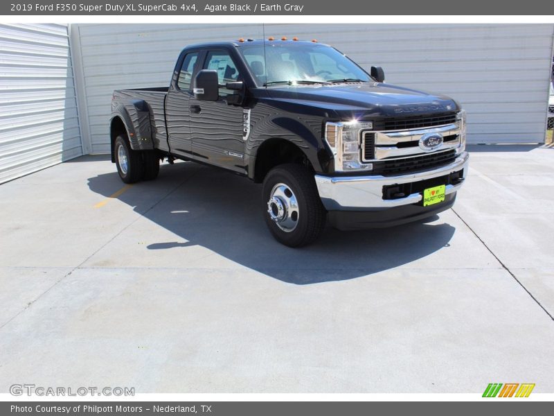 Agate Black / Earth Gray 2019 Ford F350 Super Duty XL SuperCab 4x4