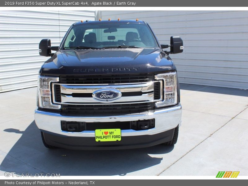 Agate Black / Earth Gray 2019 Ford F350 Super Duty XL SuperCab 4x4