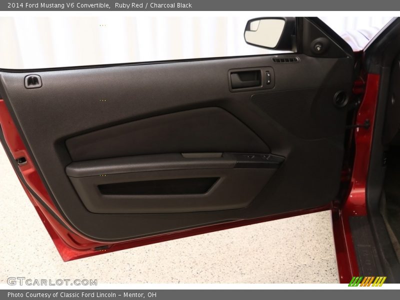 Ruby Red / Charcoal Black 2014 Ford Mustang V6 Convertible