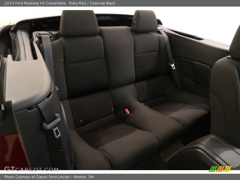 Ruby Red / Charcoal Black 2014 Ford Mustang V6 Convertible