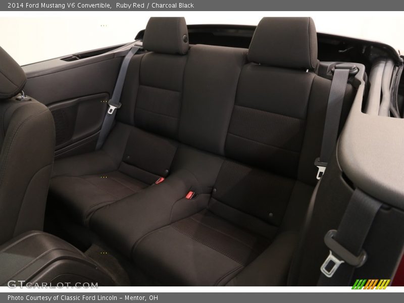 Ruby Red / Charcoal Black 2014 Ford Mustang V6 Convertible